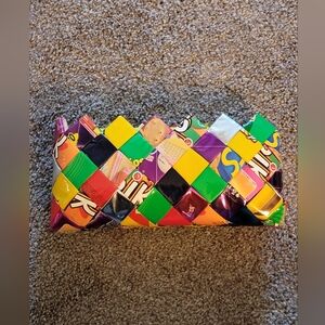 Ecoist Eco-Friendly Recycled Wrapper Woven Clutch/Wristlet